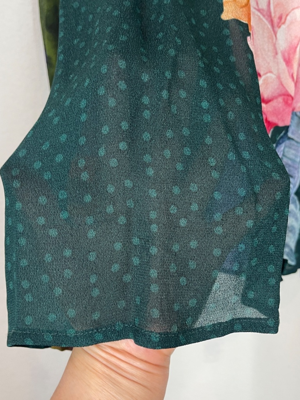 Anthropologie Blank London Blouse Women's L Floral Boho Peasant Long Sleeve - Picture 5 of 14